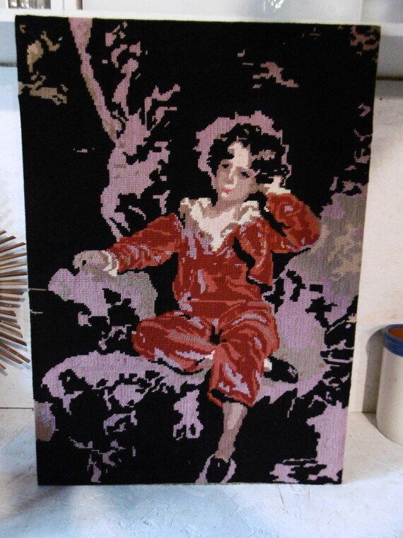 Avoir Images Ancien Tapisserie Canevas Francais Enfant Deco Shabby Chic Etsy le plus cool salutations