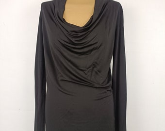 THEORY Women's Black Rayon Blouse !  size S