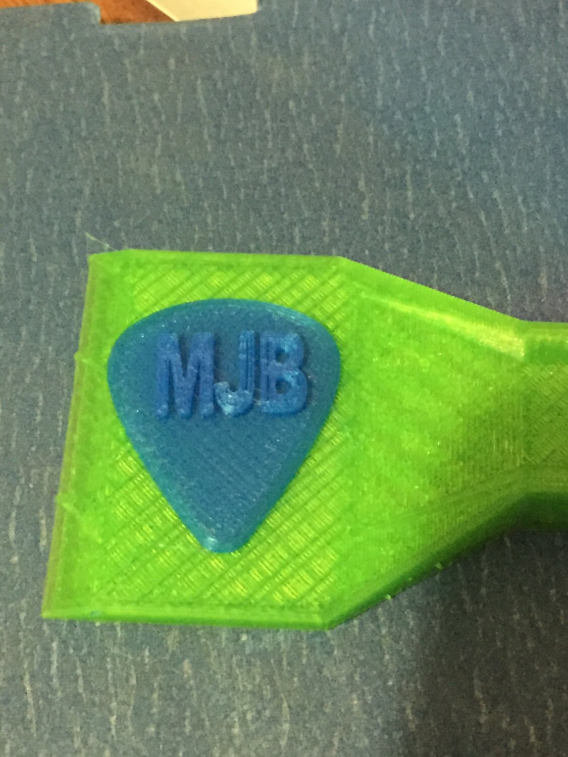 Set of 5 Custom Initialed 3D Printed Guitar Picks Etsy