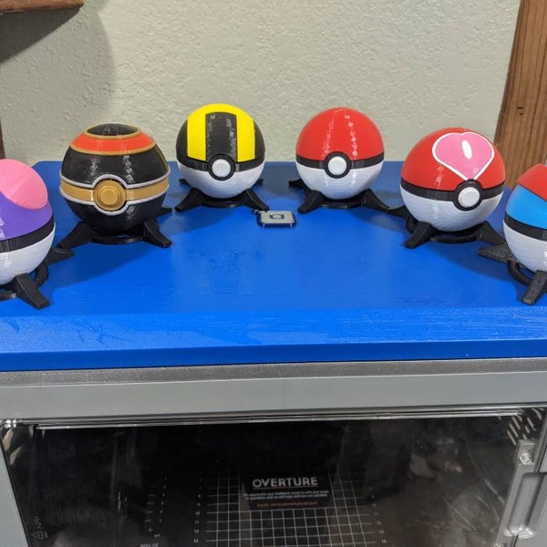 3D Printed Functional Pokeballs!