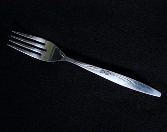 Enchantment Rose or Gentle Rose | Oneida Community Silverplate | Vintage Silverware | 1960s | Dinner Forks