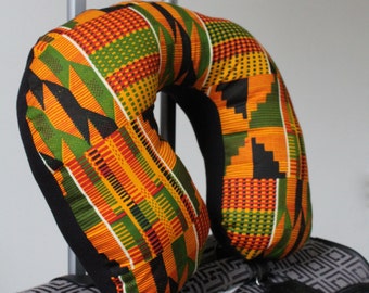 Kente travel neck pillow