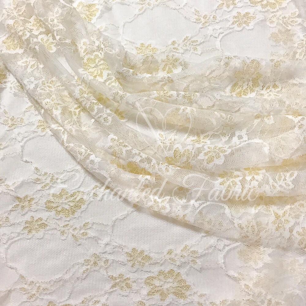 vintage stretch lace fabric