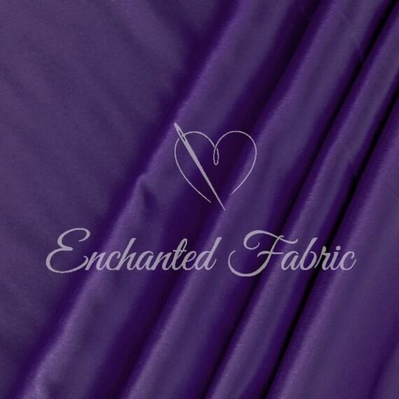 Purple Wedding Bridesmaid Dress Charmeuse Fabric For Prom And Etsy