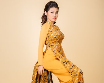 Vietnamesische Kleid Etsy