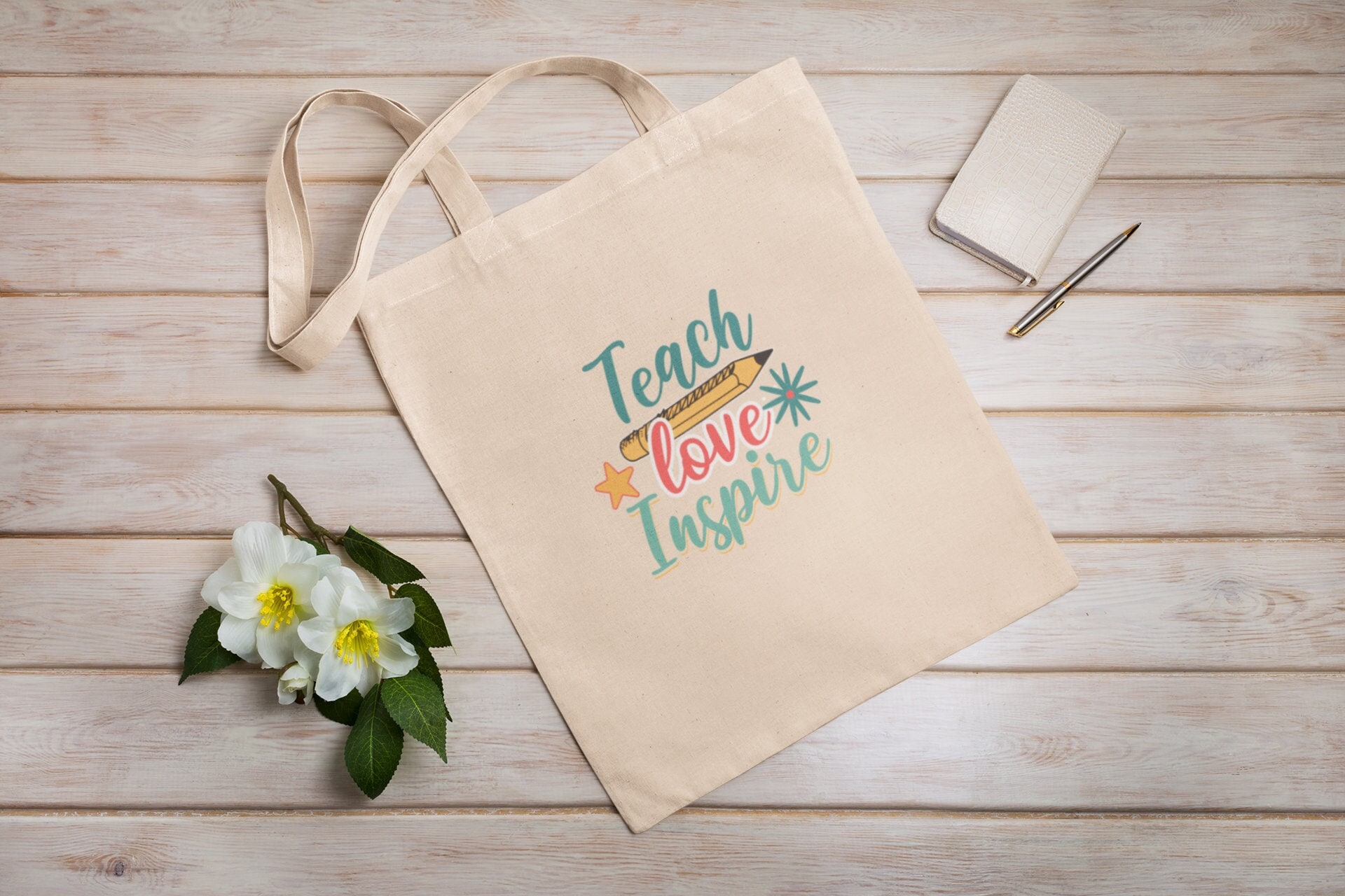 Personalized Teacher Appreciation Canvas Tote Bag - Etsy