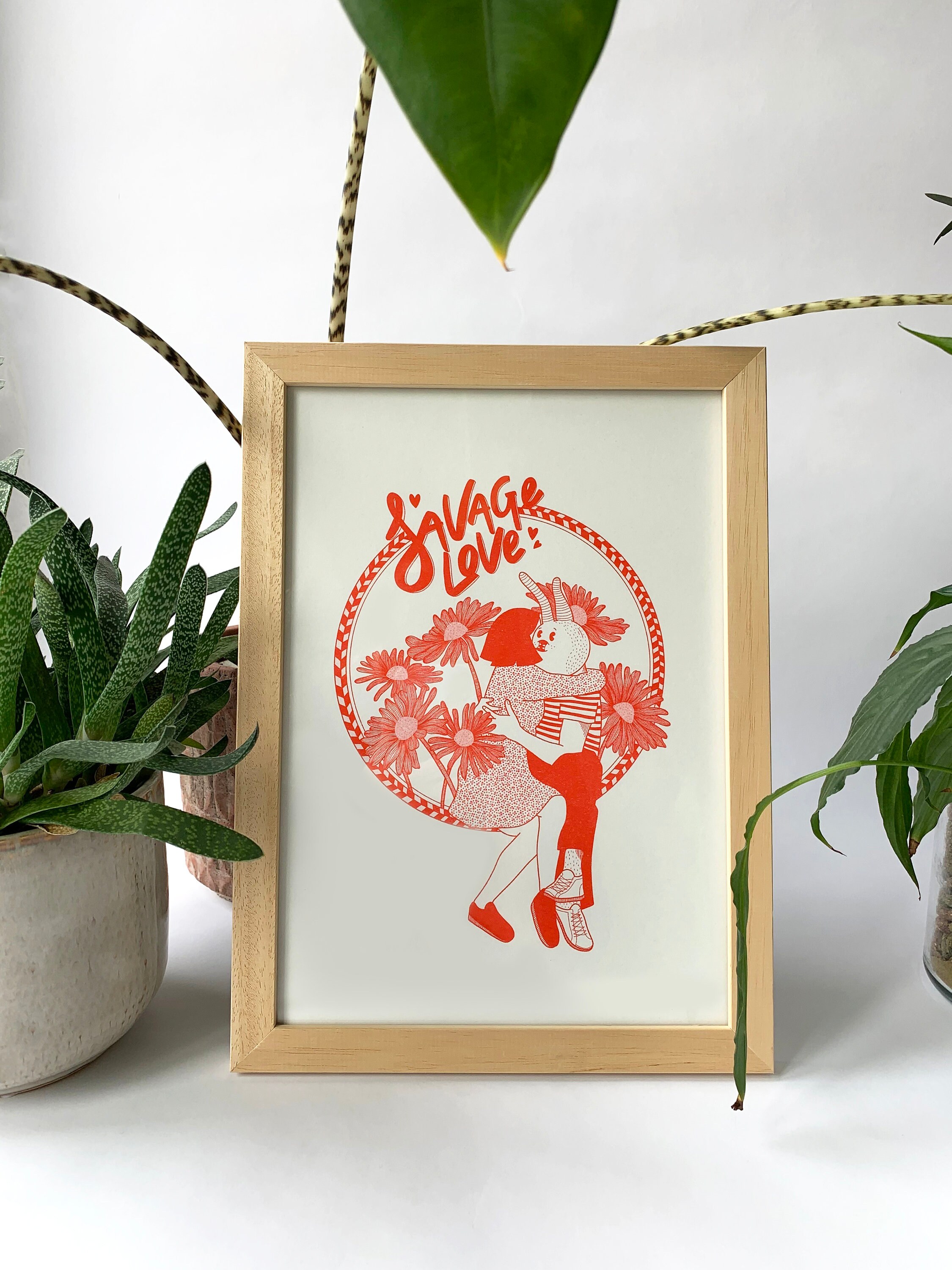 Savage Love I A4 Print Risographie