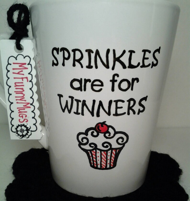 Sprinkles Are For Winners Mug Flo from Progressive Funny Etsy