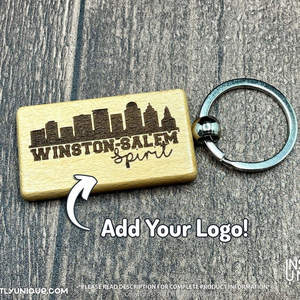 Engraved Keychain Logo - Etsy
