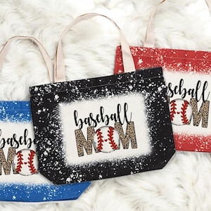 Baseball Mom Tote Bag, Softball Coach Gift Idea, Bleach Tote Bag, Baseball Tote, Gifts for Her, Baseball Gifts for Girls, Baseball Mom Gifts
