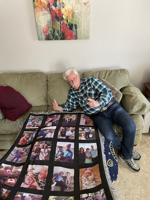 Photo Collage Blanket Personalized Custom Blanket With Photo Customized Throw Blanket With Picture Photo Blanket Collage Custom Etsy Canada