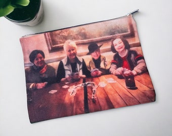 Custom Photo Collage Zipper Pouch: Personalized Makeup Bag