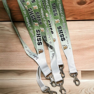 Custom Lanyard Full Color with Text and Logo - Bulk Discounts Available, Personalized Promotional Gifts for Businesses, Wholesale Lanyards