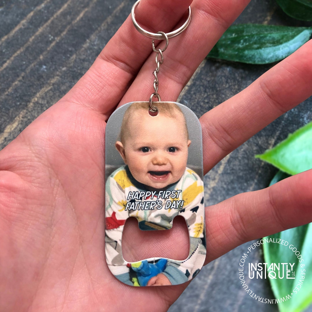 Custom Picture Bottle Opener Keychain Custom Bottle Opener Etsy