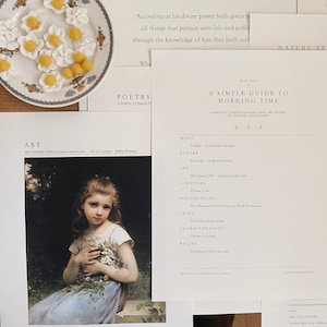 Spring Morning Time Bundle: May Activities, Poetry, Art (PDF)