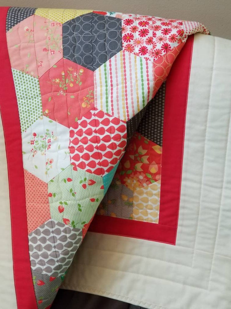 BABY QUILT 32 X 38 Lap Quilt Table Topper. Cotton Top Moda Etsy