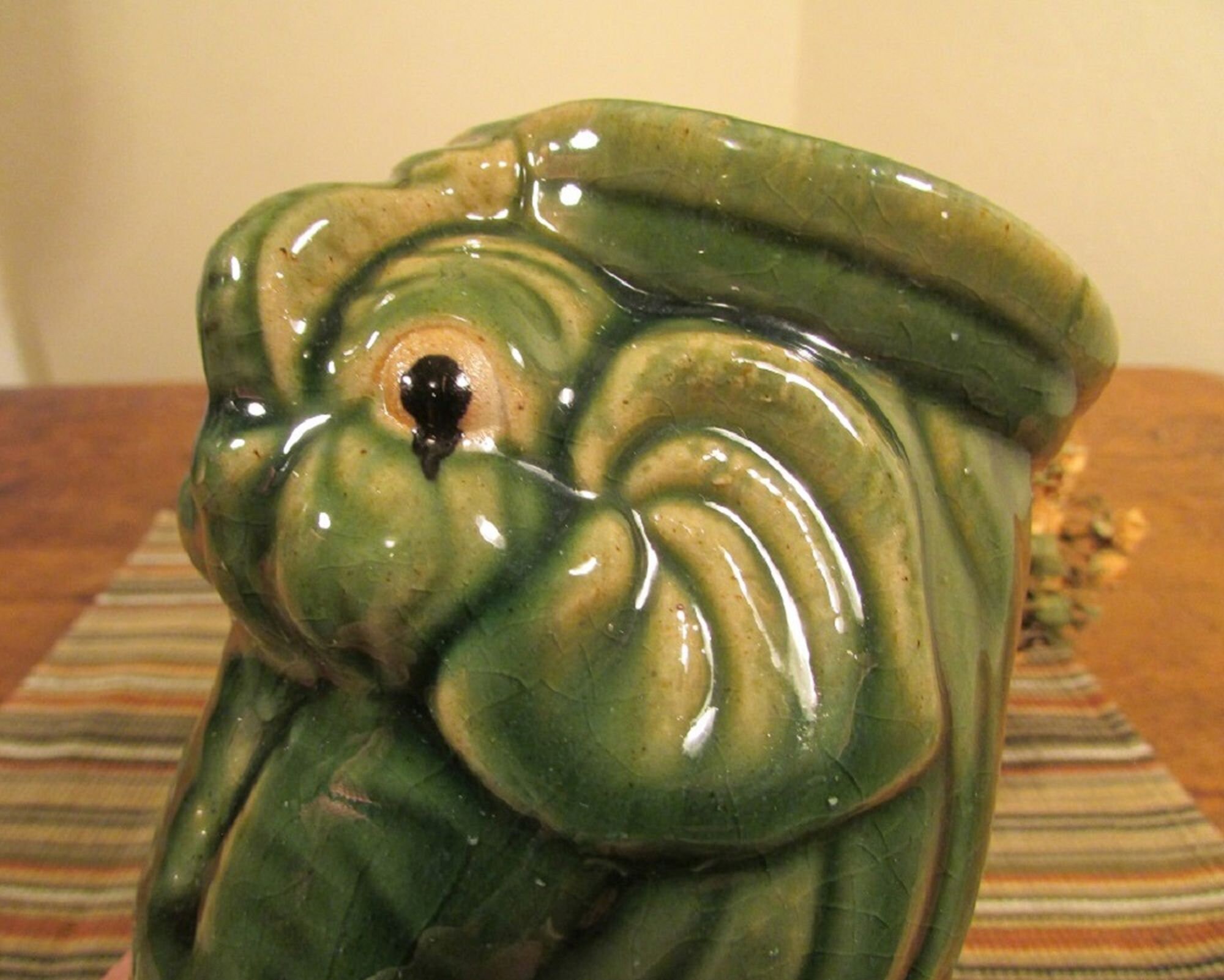 Ceramic Planter Vintage Elephant Vase Etsy