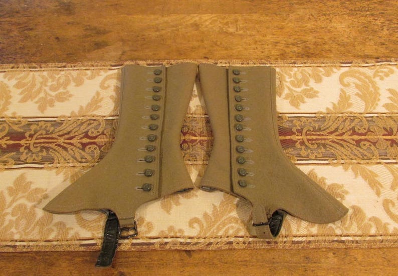 Antique Wool Spats, Small Victorian Shoe Covers Etsy Denmark