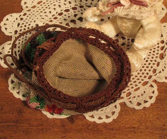 Antique Beaded Purse, Beaded Handbag, 1800s - image 5