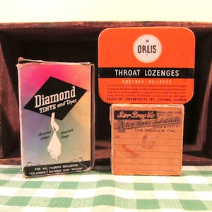 Collectible Boxes and Vintage Pocket Tin