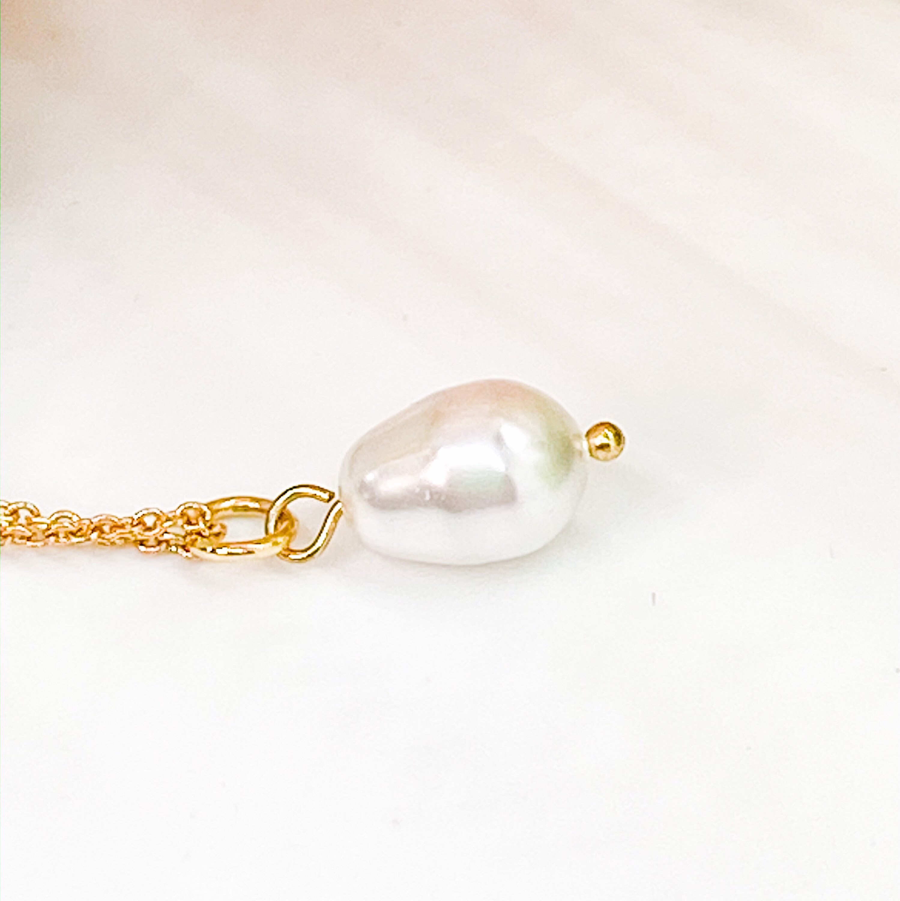 Beautiful Freshwater Pearl Drop Pendant Necklace Womens | Etsy