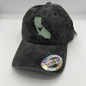 Cali Heart on Dad Hat