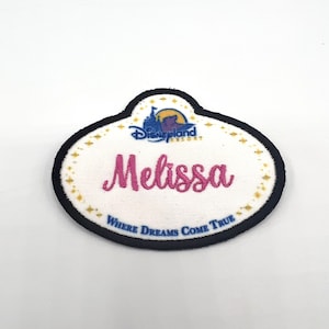 Écusson nominatif personnalisé écusson Disneyland Resort écusson sac à dos écusson Disney écusson porte-nom