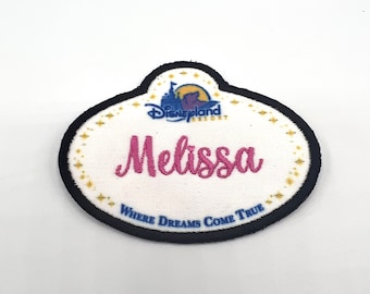 Spersonalizowana naszywka z imieniem Disneyland Resort Naszywka na plecak Naszywka Disney Naszywka z imieniem