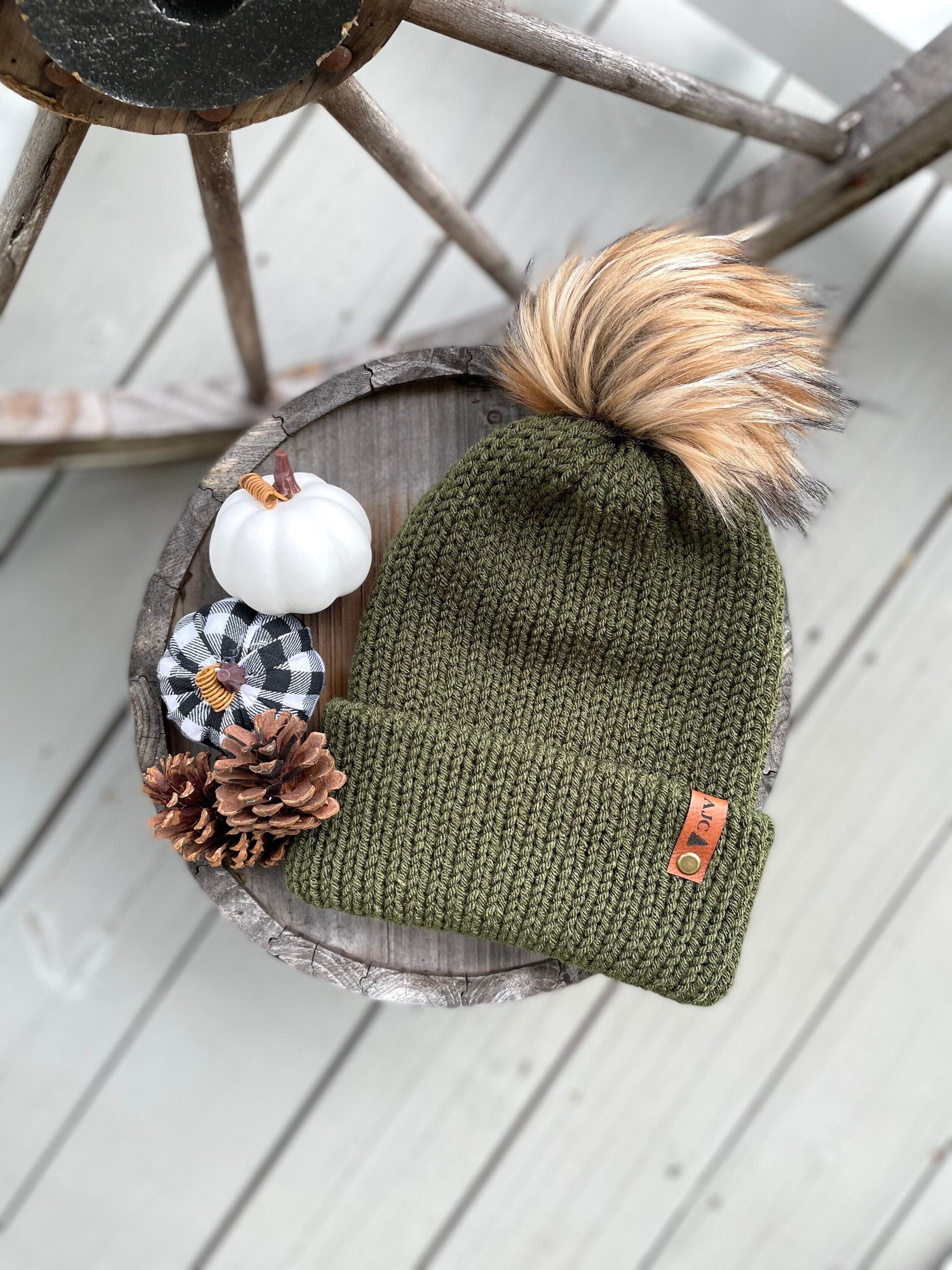 Huppa: MACY Kids' knitted hat, FAKE FUR