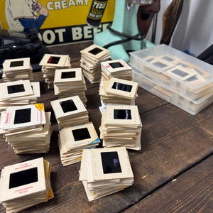 631 Vintage Photo Slides Lot Unsearched because I don’t have the patience to go through them lol. old photo slides . photo slides lot