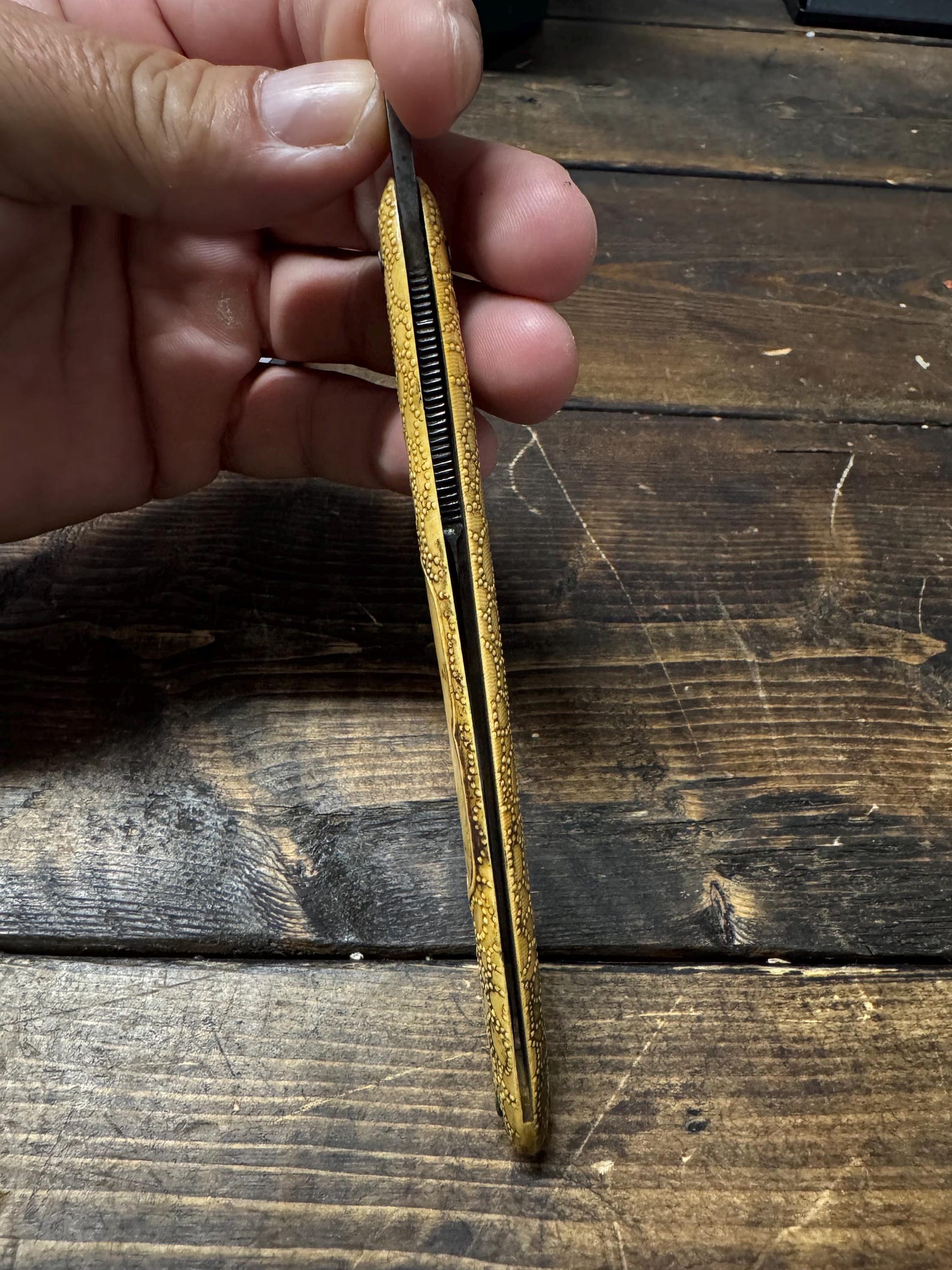 Vintage Straigjt Razor With Cool Handle . Vintage Straight Razor 80 the ...