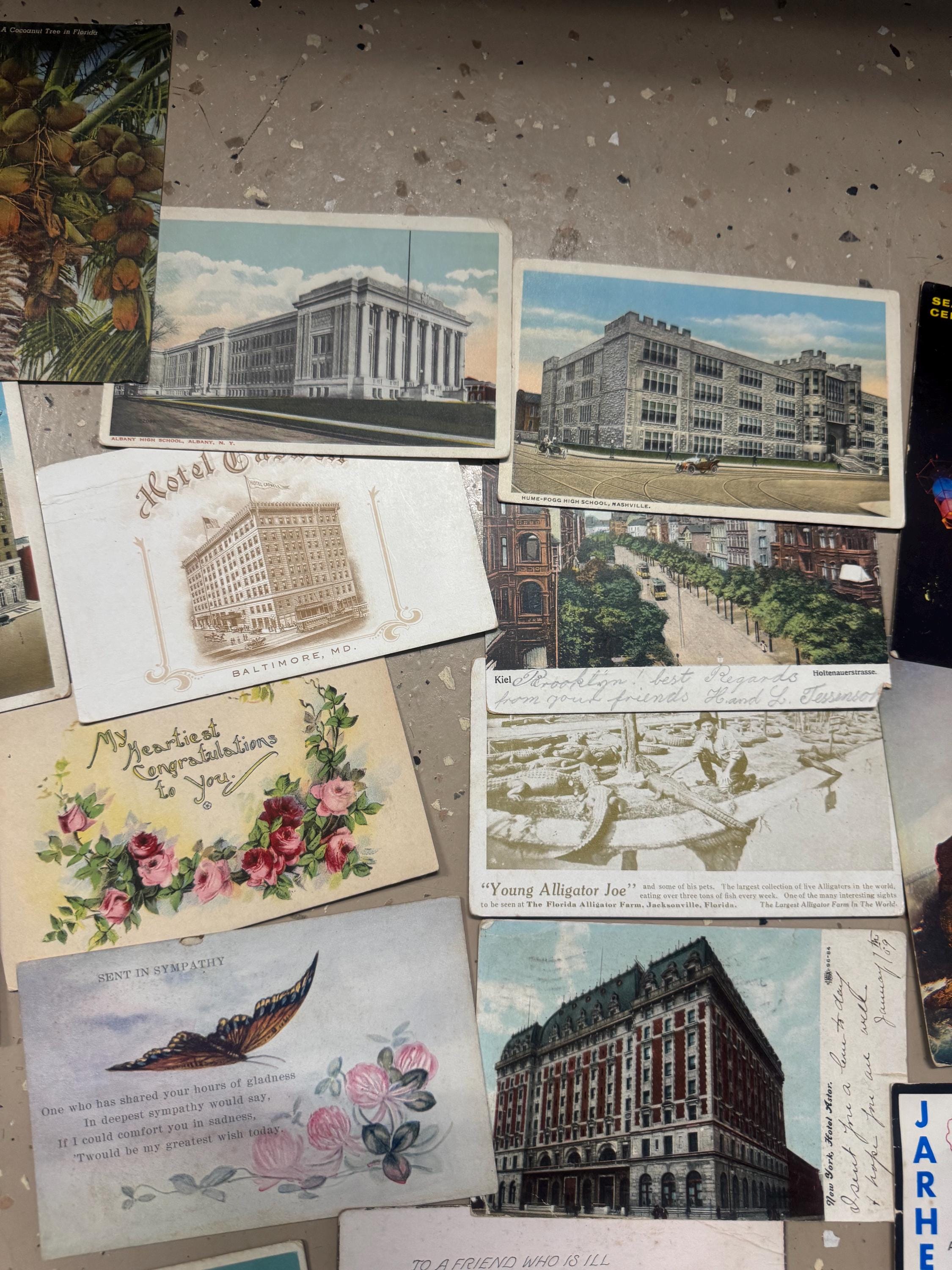 Vintage and Antique Postcards Lot . Vintage Postcards . Postcards - Etsy