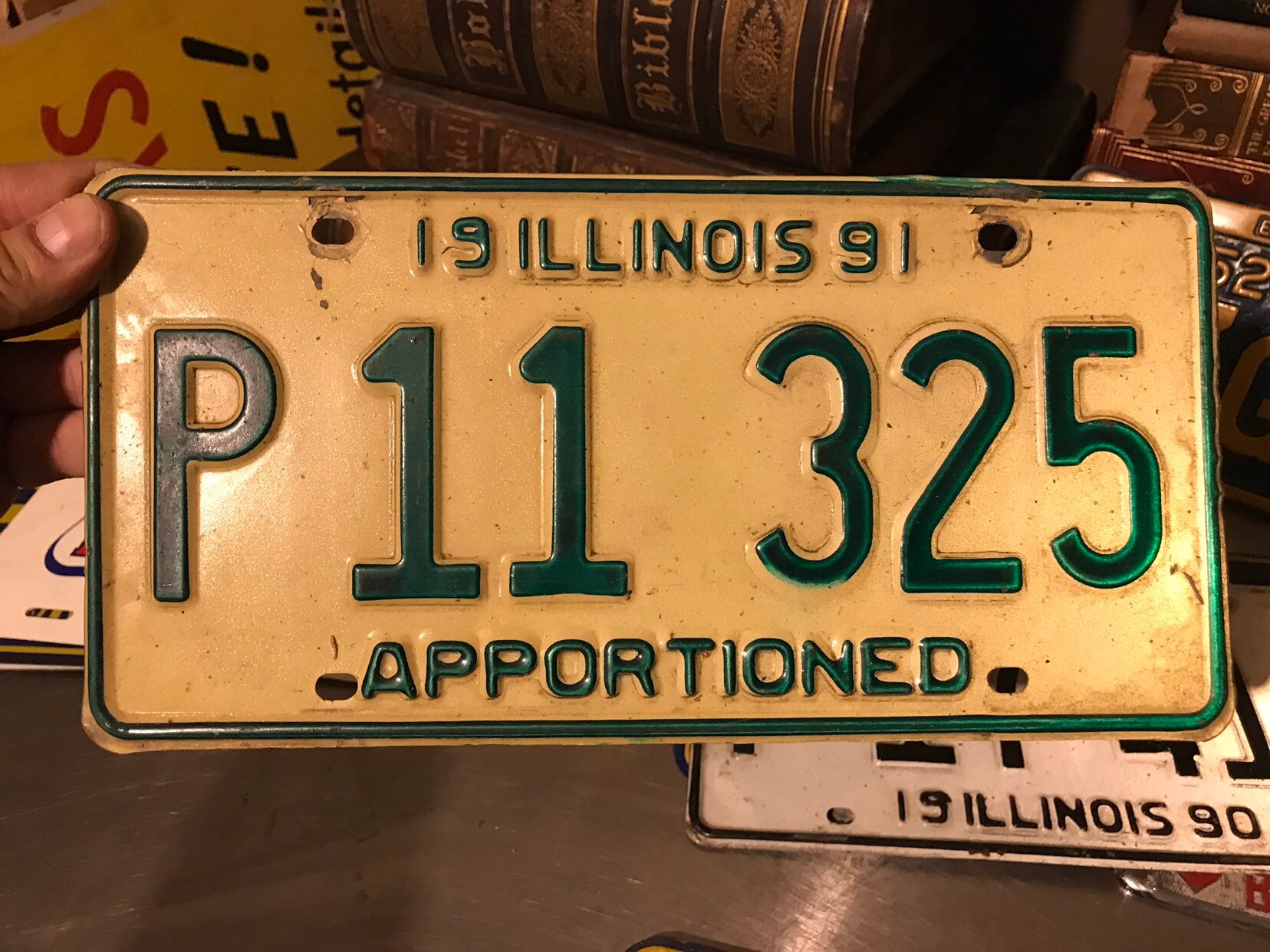 Vintage Illinois License Plate Vintage License Plate Etsy