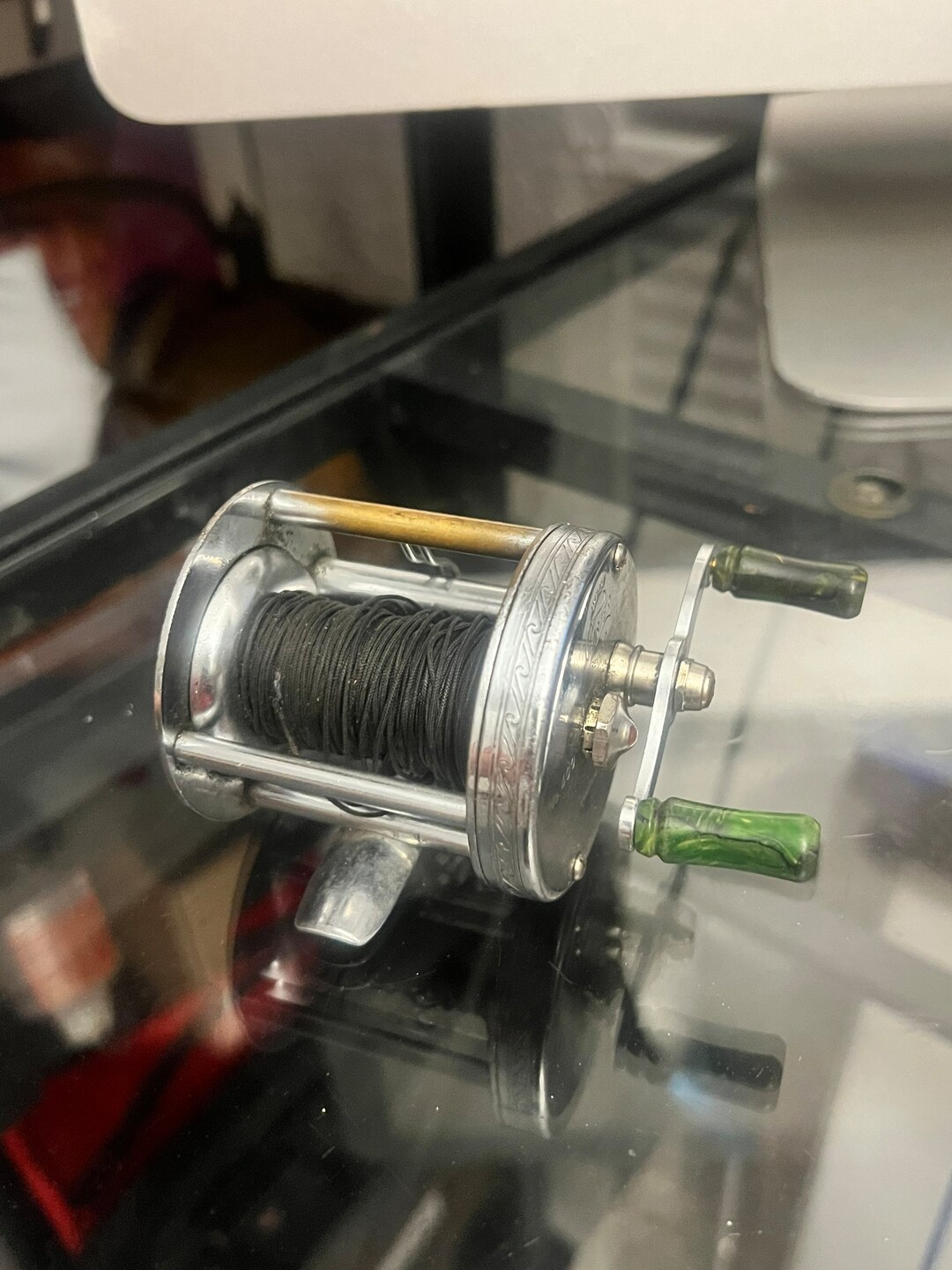 Vintage Fishing Reel Utica Caster No 400 Model B Really Cool . Etsy