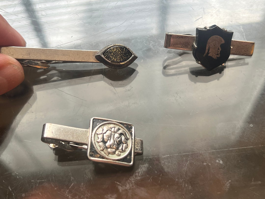 Vintage Tie Clips . Vintage Mens Fashion. Etsy