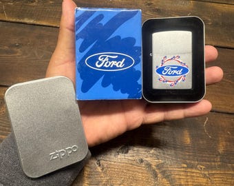 Vintage Ford Zippo Lighter New Old Stock in New Condition Never Used. vintage zippo lighter . vintage lighter