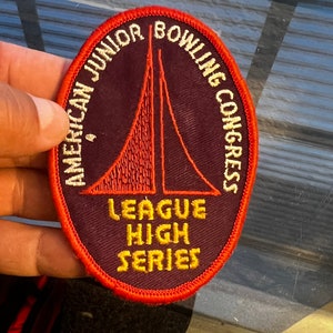 Vintage bowling patch