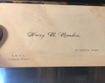 1800s Victoriano Era tarjeta de visita con foto de caballero en la parte trasera. Tarjeta de visita de 1800 . Tarjeta de visita antigua