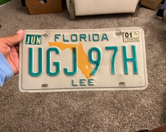 Vintage Florida license plate