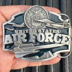 Vintage United States Air Force belt buckle beautiful from 1987. Vintage Air Force belt buckle . Vintage military buckle
