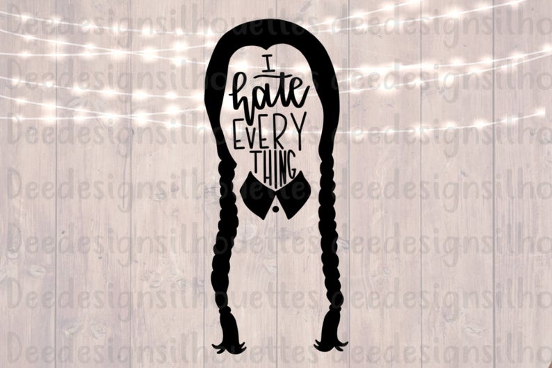 Download Wednesday Addams Halloween cut file SVG PNG for Cricut | Etsy
