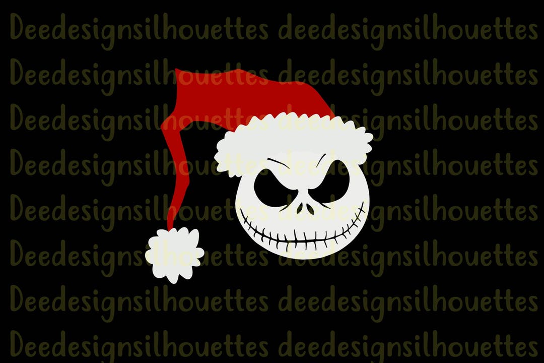 Cricut Only Jack Skellington Santa the Nightmare Before Christmas SVG ...