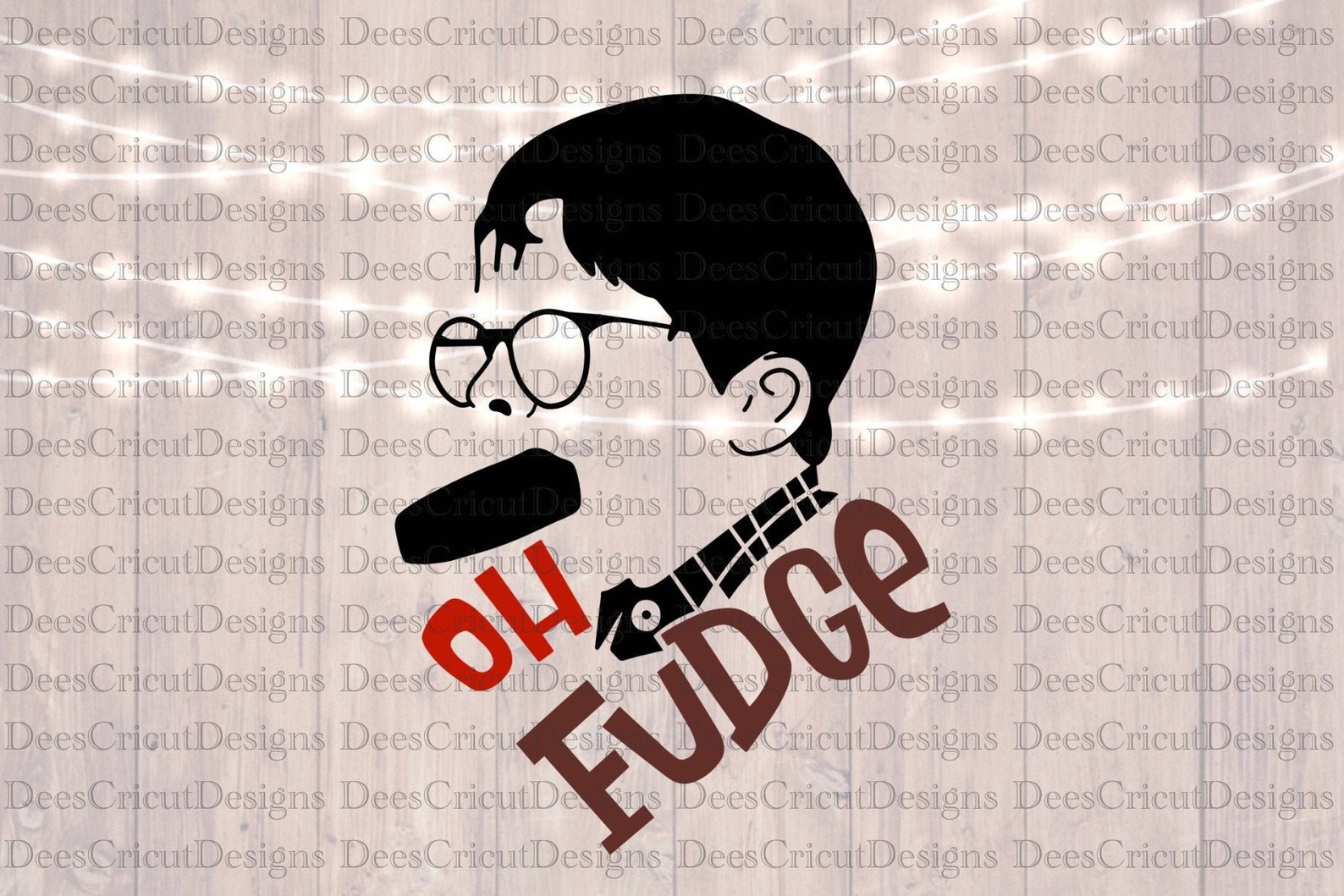 A Christmas Story Ralphie Oh Fudge SVG PNG Cut File for Cricut | Etsy