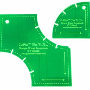 Cutrite Steeple Chase 6&quot; Finished Template Set