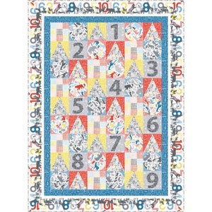 Numbers In The Jungle  50&quot;x 68&quot;- Quilt Kit