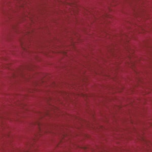 May include: A solid red fabric with a marbled pattern. The fabric has a subtle sheen and a soft texture.