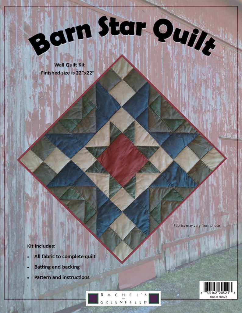 Barn Star Quilt Pattern - Etsy
