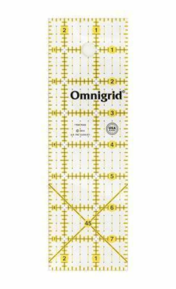 Omnigrid Ruler 2.5 in x 8 in