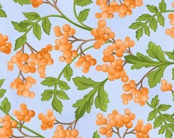 Sky Blue Berries, Fresh as a Daisy, Maywood Studios -Quilting Cotton Yardage