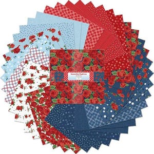 Wilmington Prints Summertime Daydream, 10in Sq 42pcs